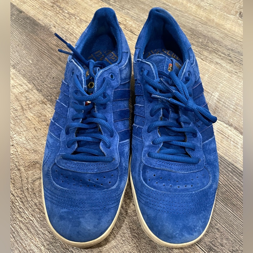Adidas Blue Handball Suede Sneakers